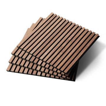 Luxury American Walnut Acoustic Slat Wood Wall Tiles