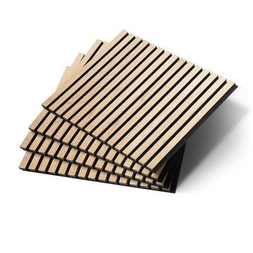 Luxury American White Oak Acoustic Slat Wood Wall Tiles