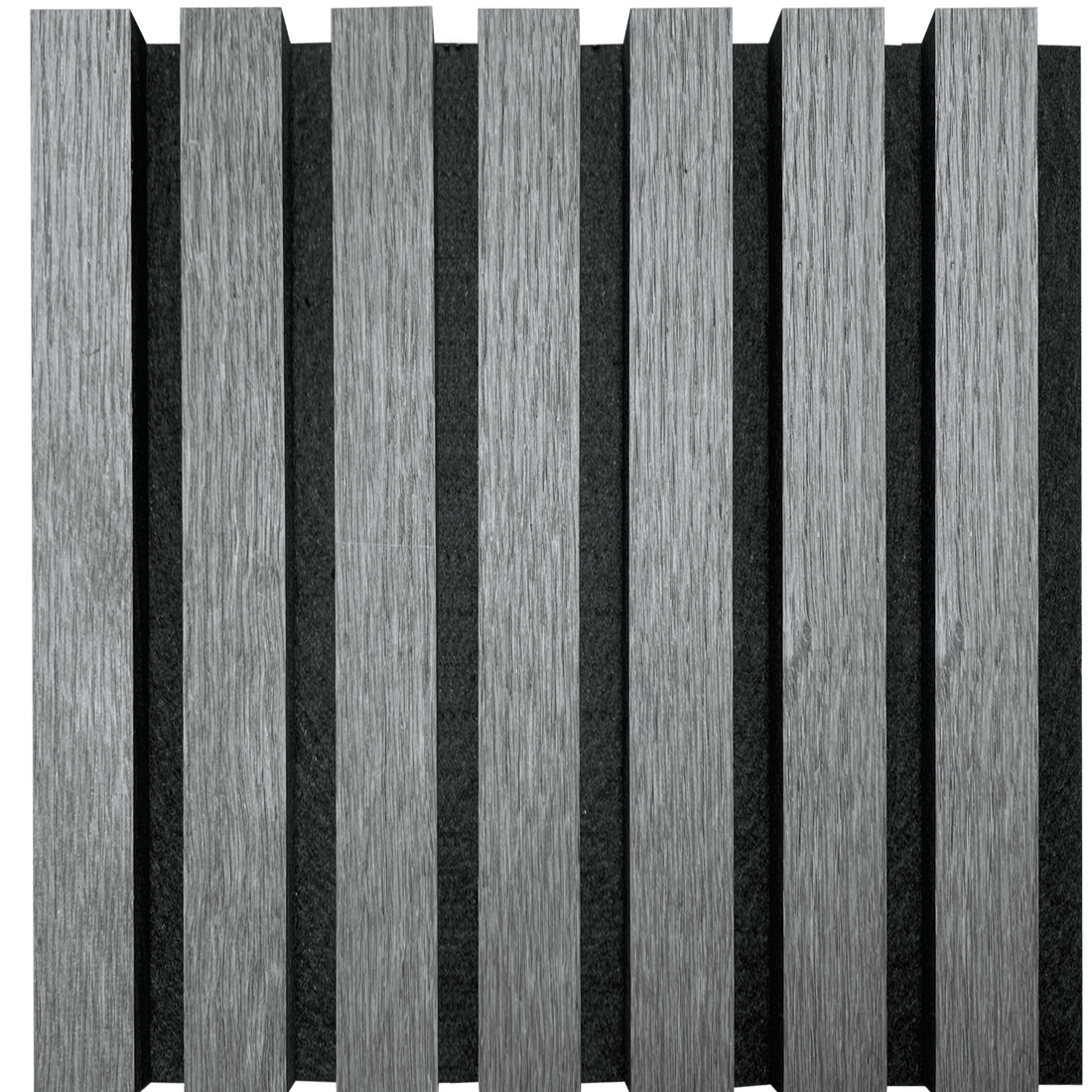 Luxury American Grey Oak Acoustic Slat Wood Wall Panels