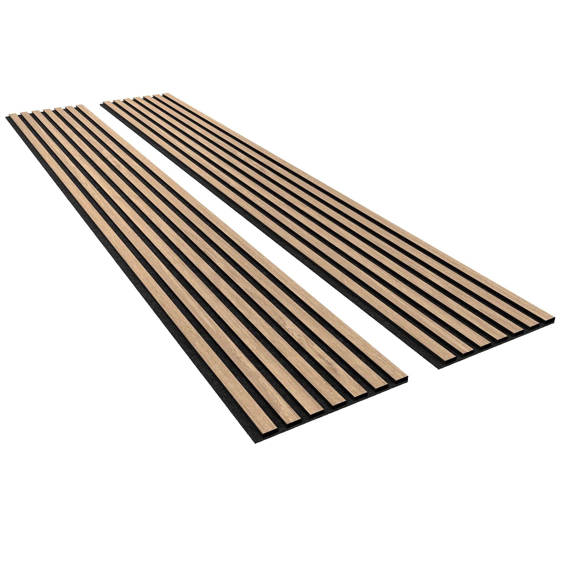 Luxury American Ash Acoustic Slat Wood Wall Panels