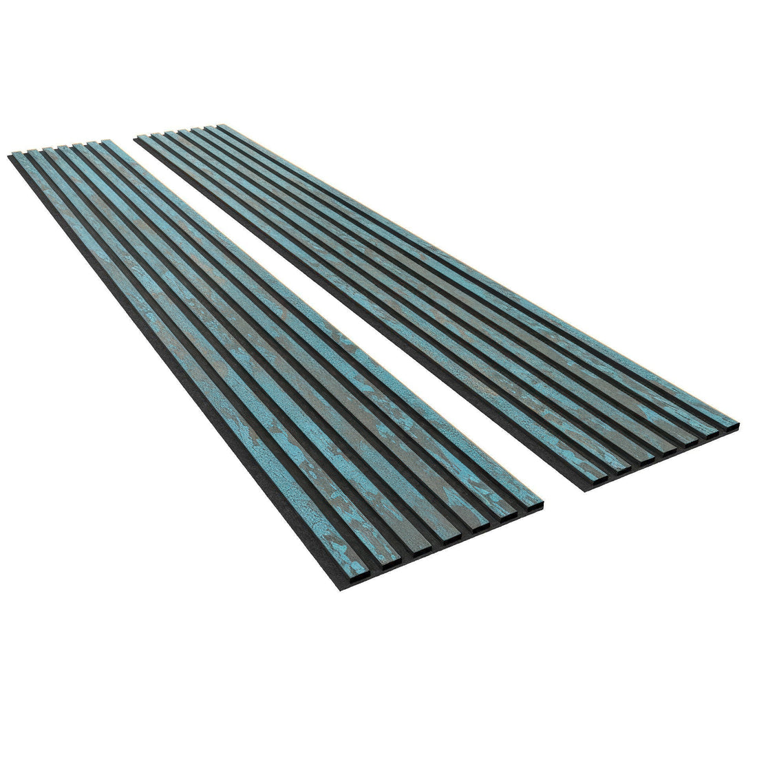 Luxury American Blue Oxide Acoustic Slat Wood Wall Panels
