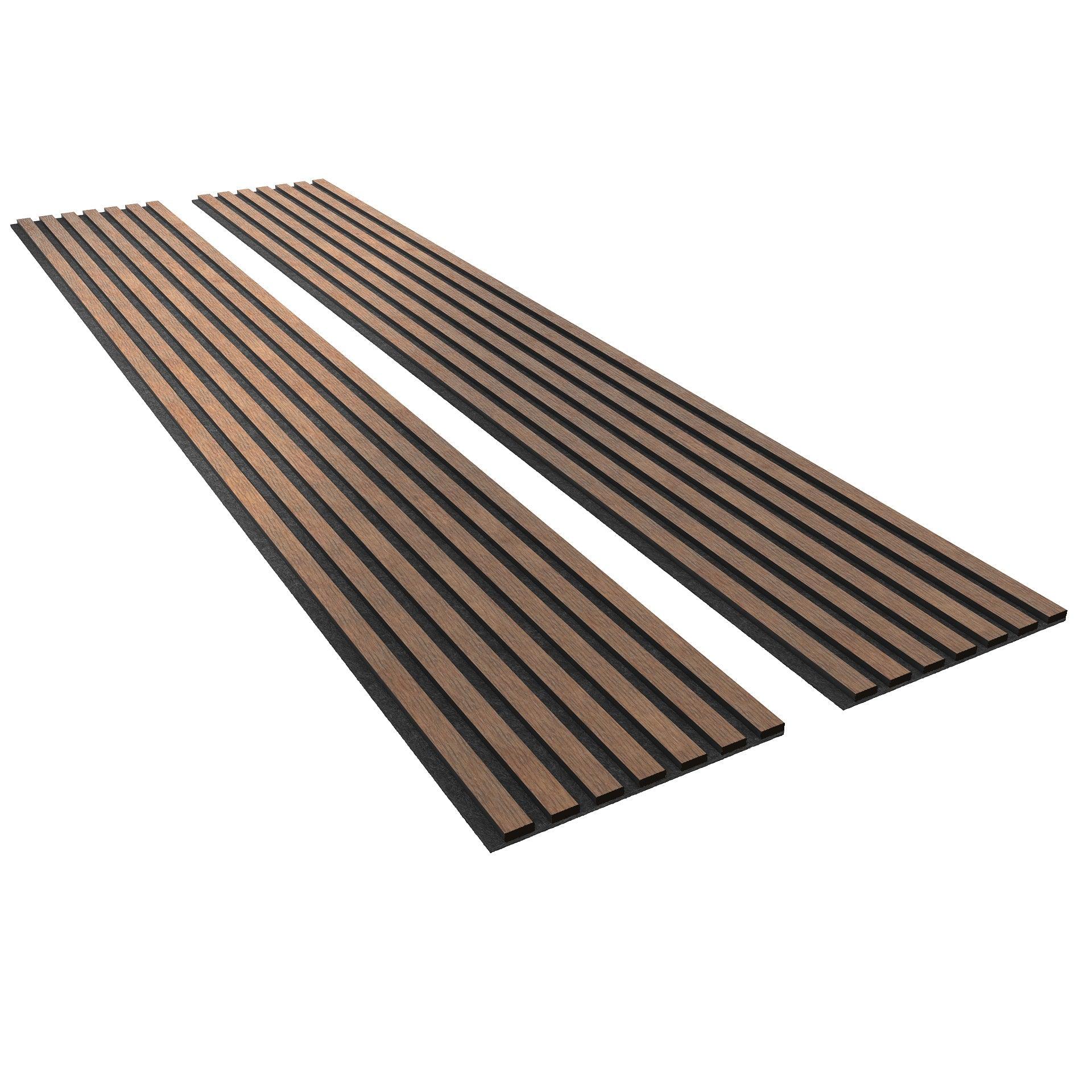 Luxury American Oiled Oak Acoustic Slat Wood Wall Panels