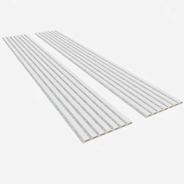 Luxury American White (PVC) Acoustic Slat Wood Wall Panels