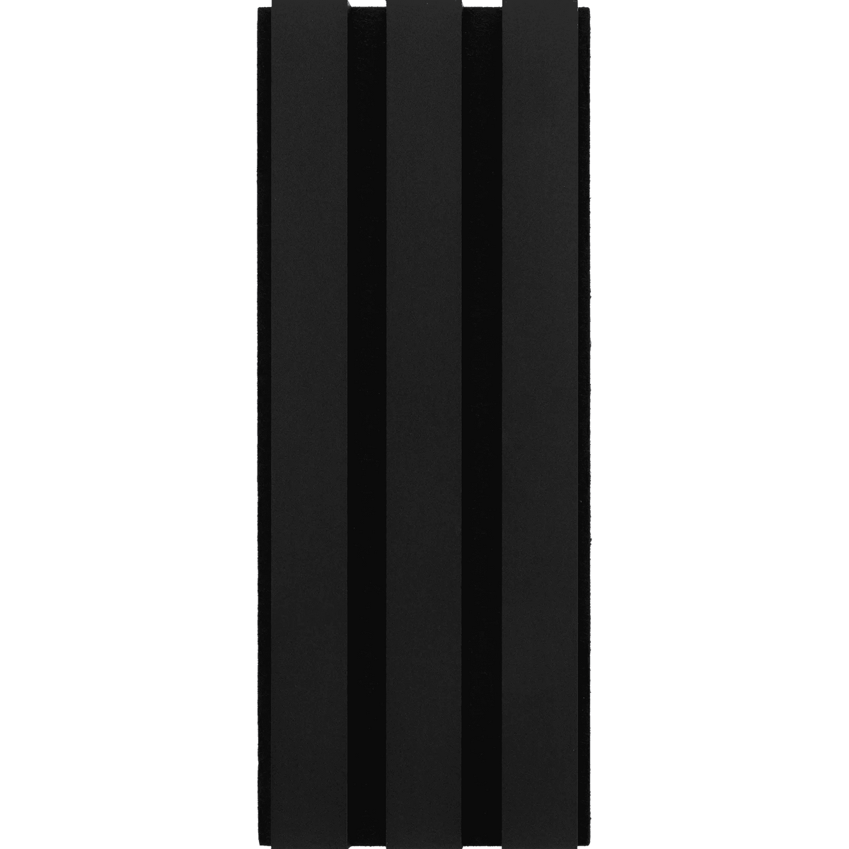 Black Slat Wall, Panel Decor, and Wood Veneer