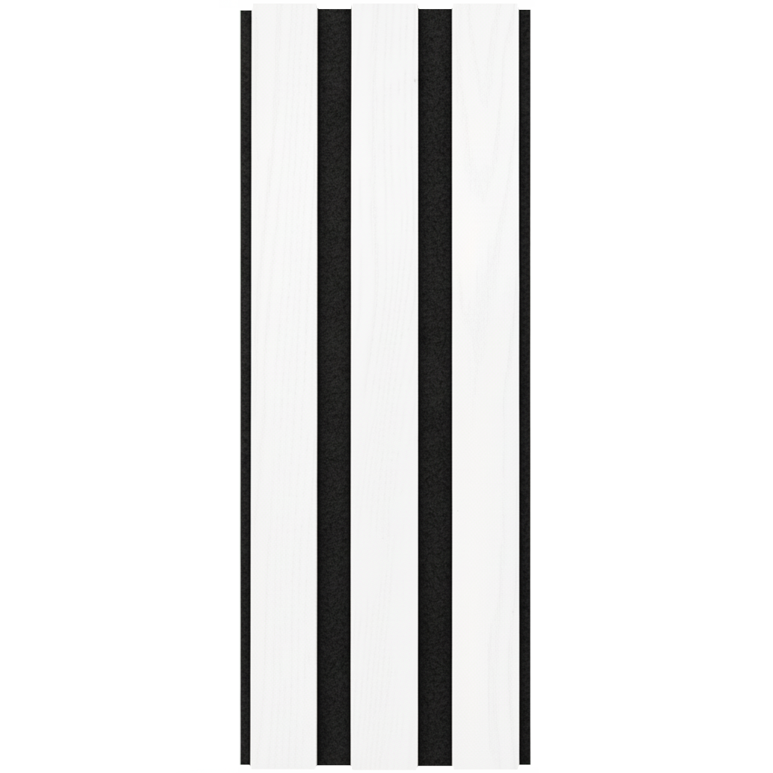 White Color (PVC, Black Felt)